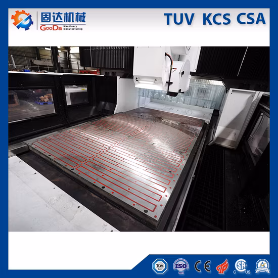 Máquina de superficie automática Gooda End Rectificado Centro de mecanizado de pórtico Hg