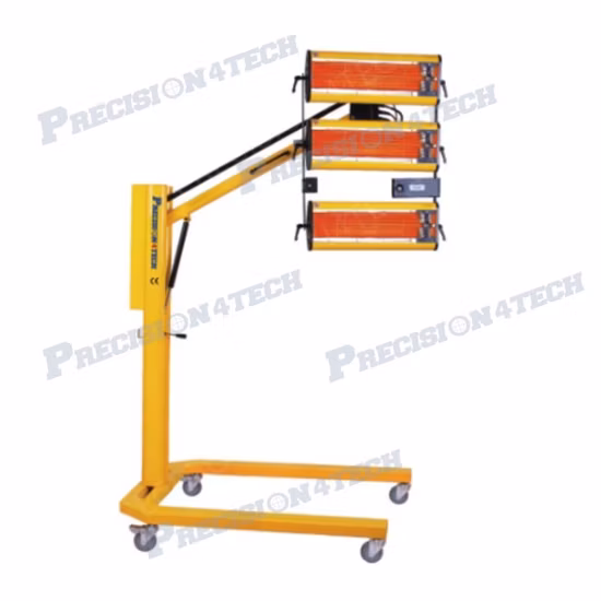 Lámpara de horneado de curado de pintura infrarroja de onda corta personalizada para coche de marca de precisión con CE